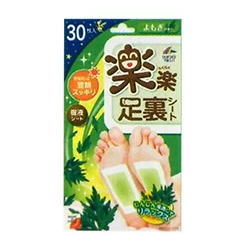 Rakuraku foot sole tree-sap sheets mugwort 30 sheets